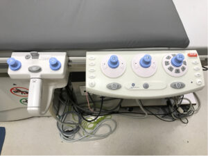 G.E. Medical Cath Lab control panel
