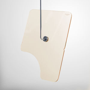 ceiling-mounted articulated protection screen